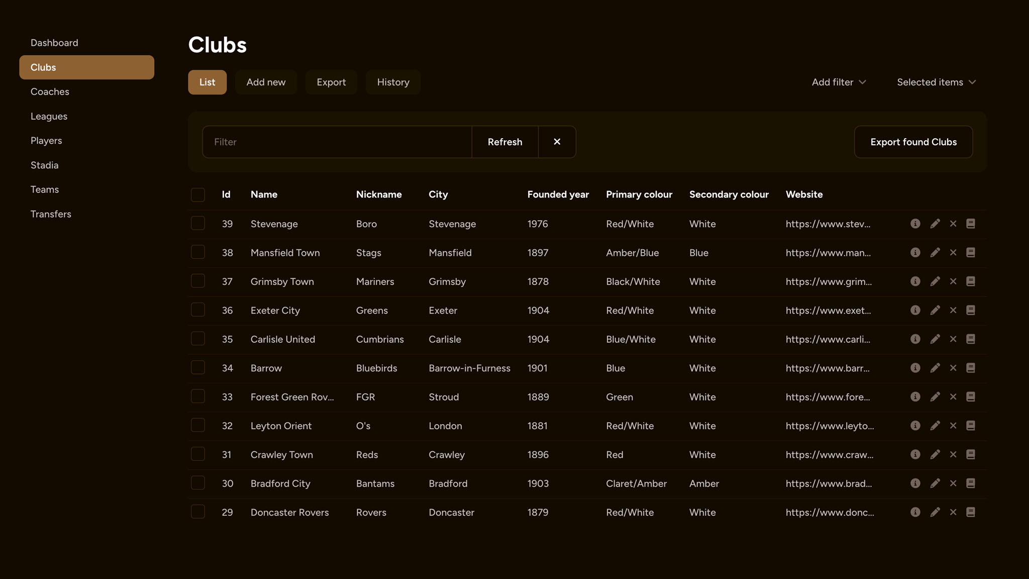 Swop - Simple Leather RailsAdmin theme