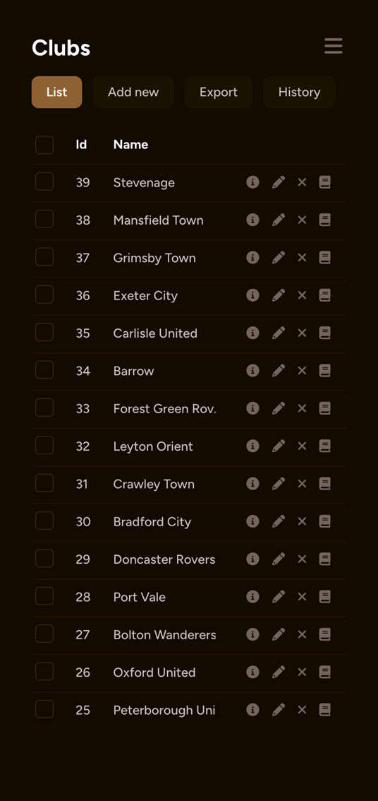 Swop - Simple Leather RailsAdmin theme